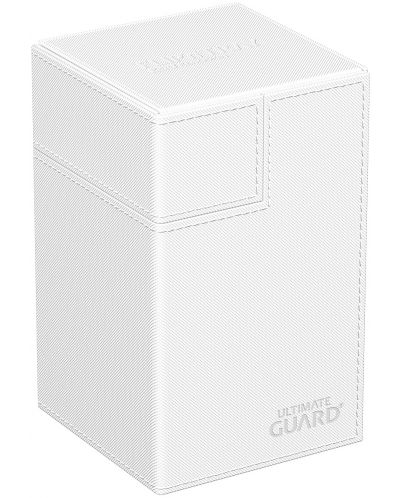 Kutija za kartice Ultimate Guard Flip`n`Tray XenoSkin - Monocolor White (100+ kom.) - 1